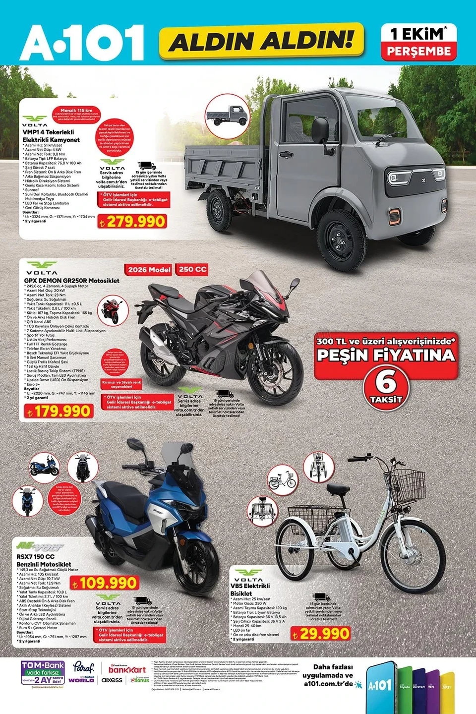 A101 01.10.2026 Aldın Aldın kampanyası — afiş 6