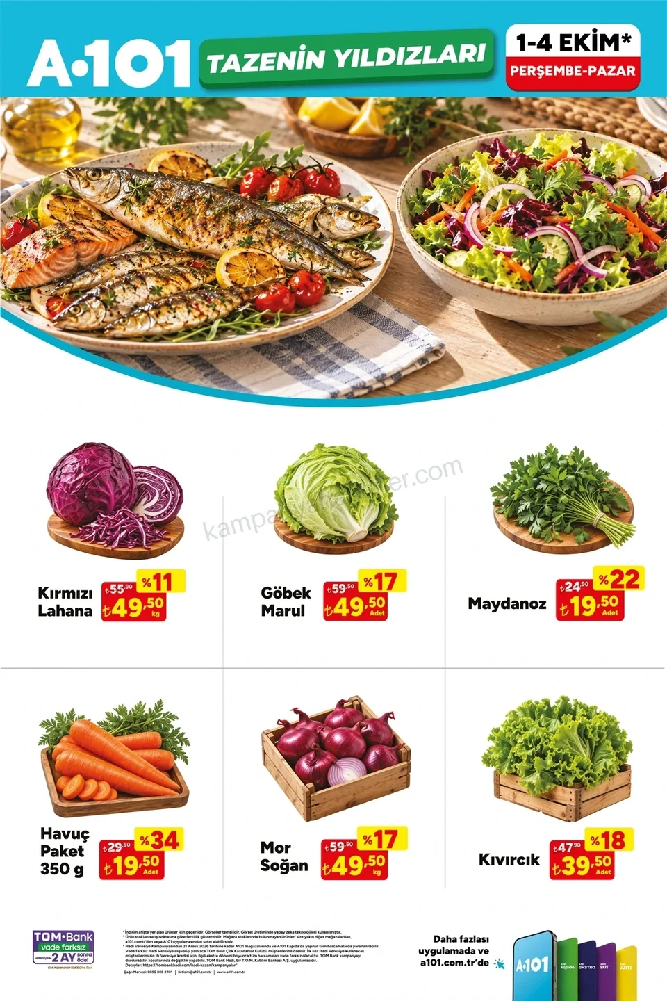 A101 01.10.2026 Tazenin Yıldızları kampanyası — afiş 3