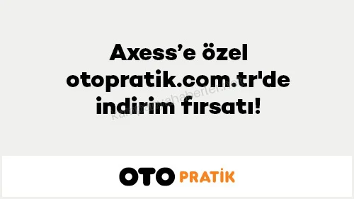 Akbank Axess’e özel otopratik.com.tr'de indirim fırsatı! 2026 — kampanya görseli