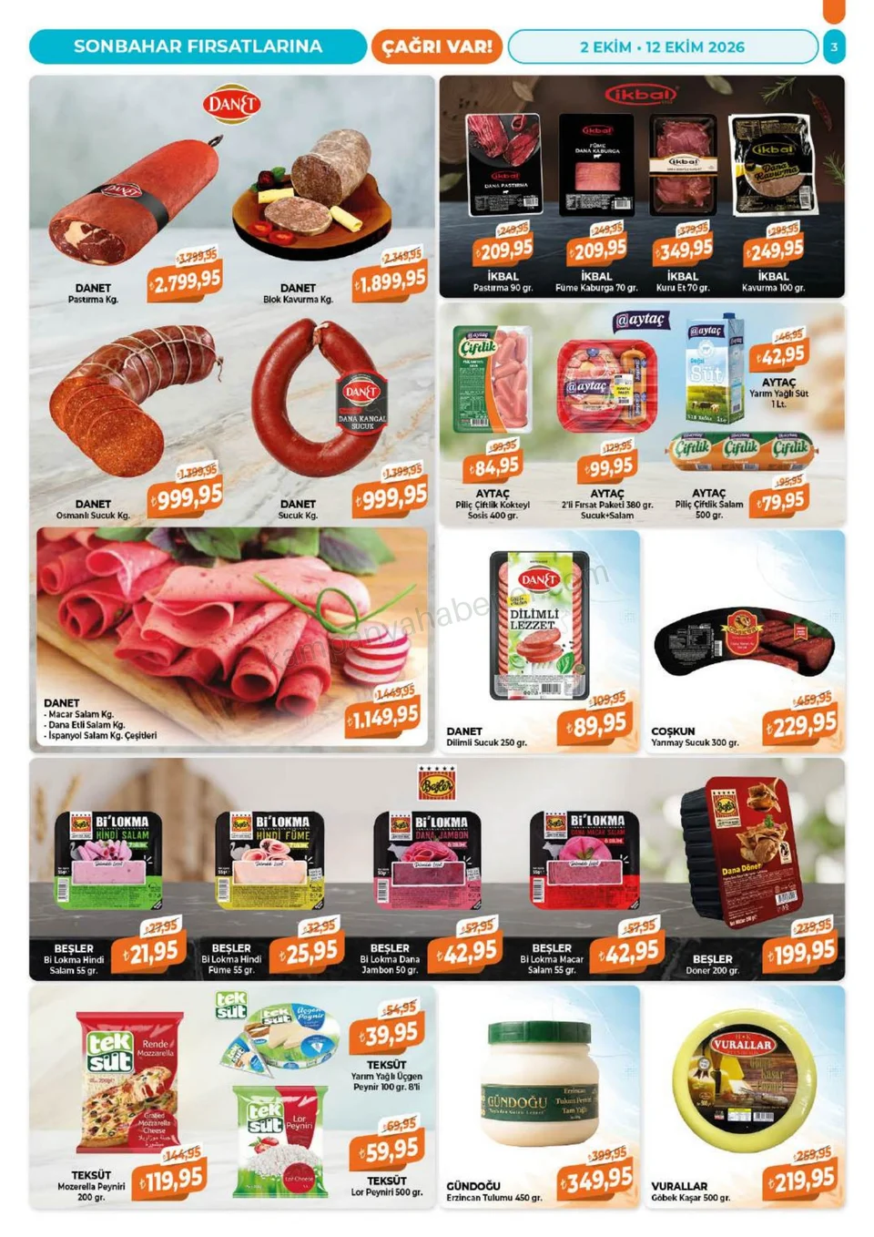 Çağrı Market 02.10.2026 2-12 Ekim - Güncel Katalog kampanyası — afiş 3