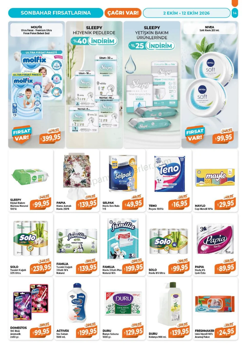 Çağrı Market 02.10.2026 2-12 Ekim - Güncel Katalog kampanyası — afiş 14