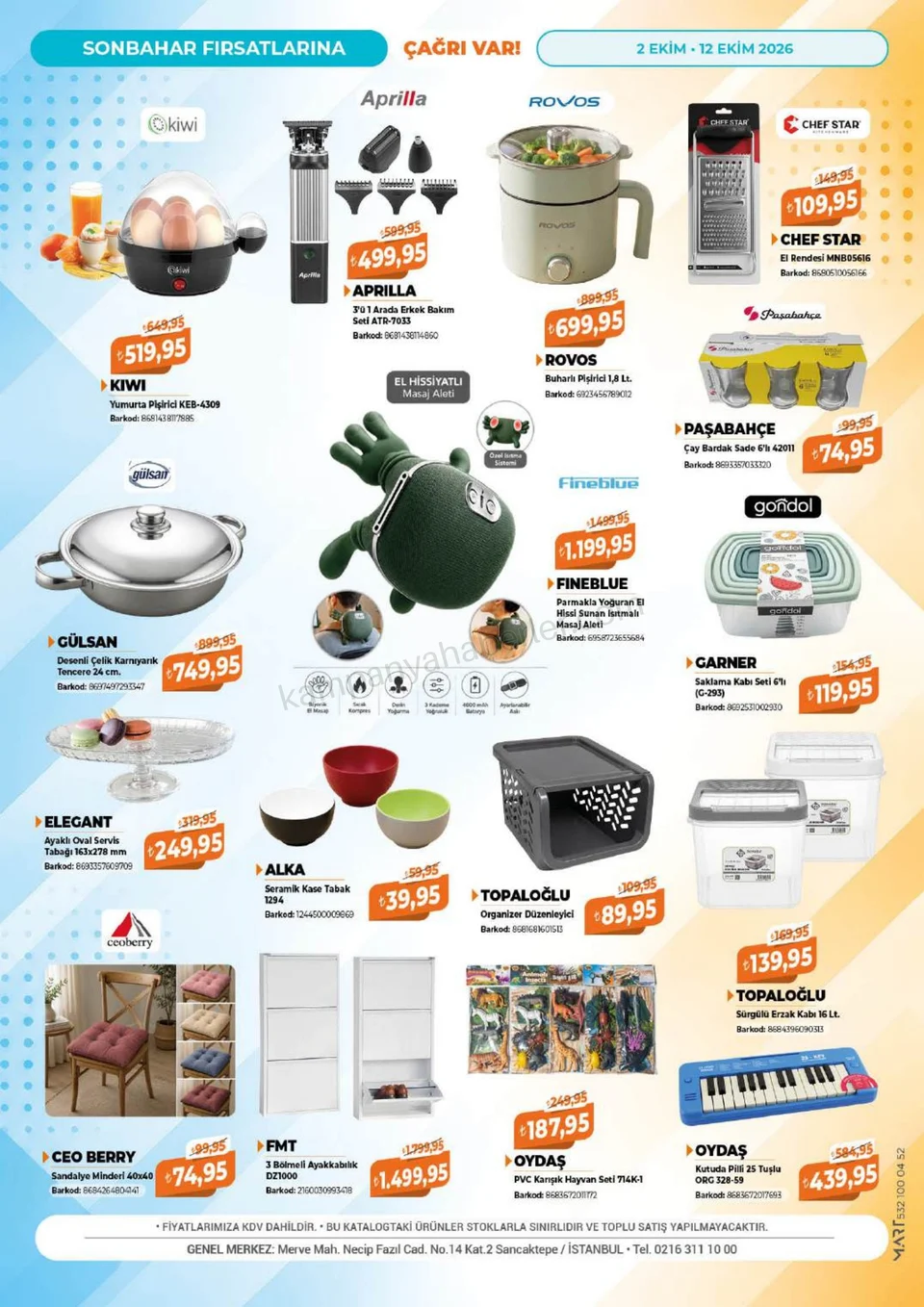 Çağrı Market 02.10.2026 2-12 Ekim - Güncel Katalog kampanyası — afiş 16