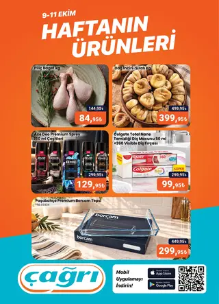 Çağrı Market 09.10.2026 – 11.10.2026 9-11 Ekim-Haftanın Ürünleri kampanyası — afiş 1