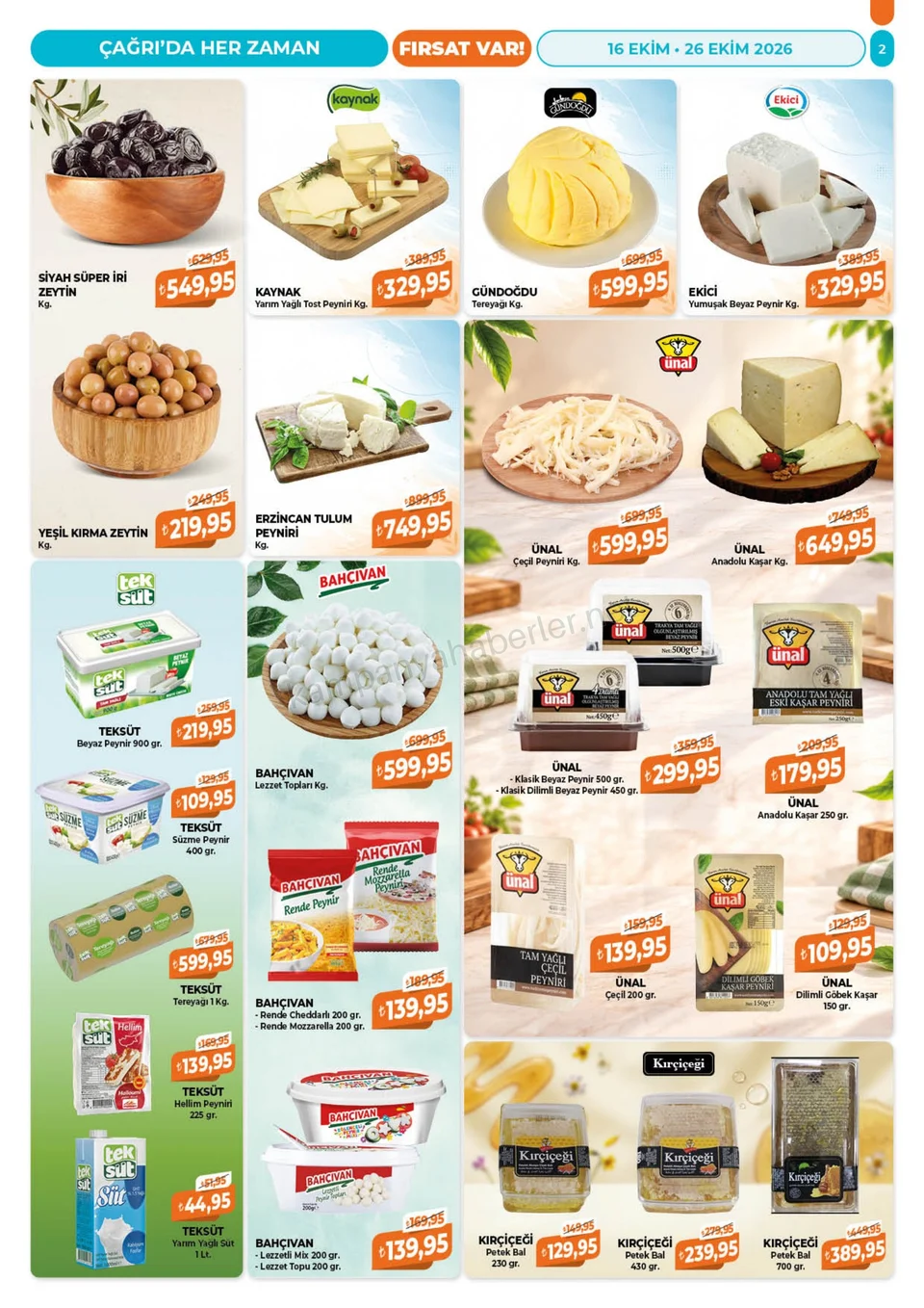 Çağrı Market 16.10.2026 – 26.10.2026 16-26 Ekim-Güncel Katalog kampanyası — afiş 2