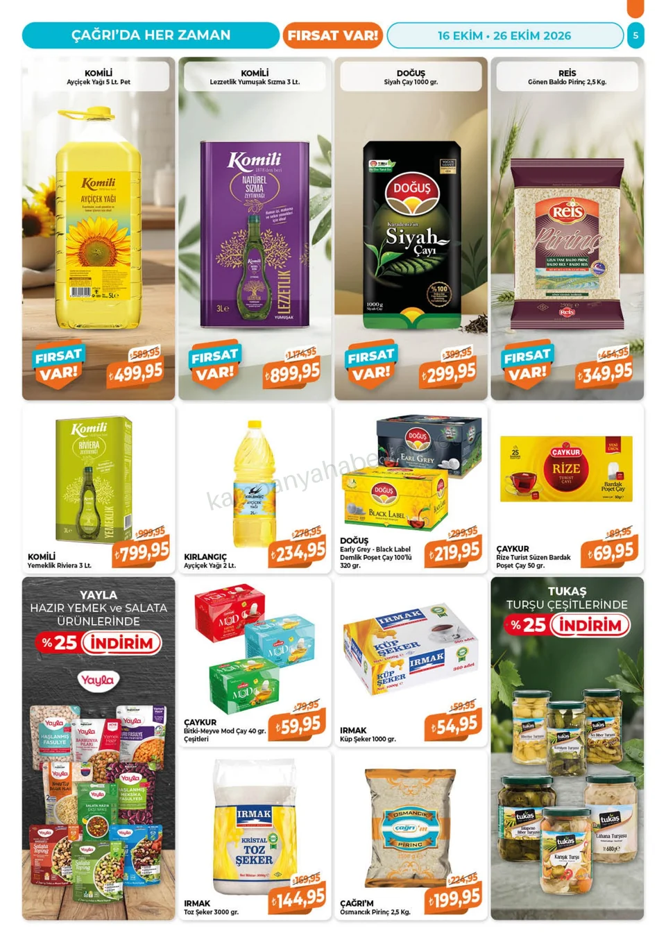 Çağrı Market 16.10.2026 – 26.10.2026 16-26 Ekim-Güncel Katalog kampanyası — afiş 5