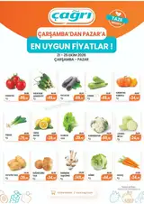 Çağrı Market 21.10.2026 – 25.10.2026 Manav Katalog kampanyası — afiş 1