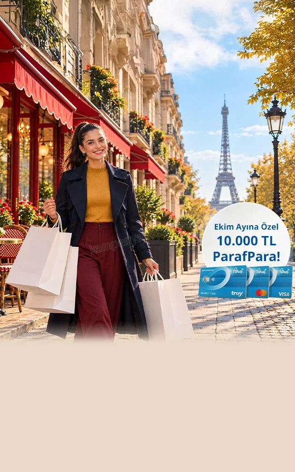 Halkbank Yurt dışında yapacağınız harcamalara 10.000 TL ParafPara! 2026 — kampanya görseli