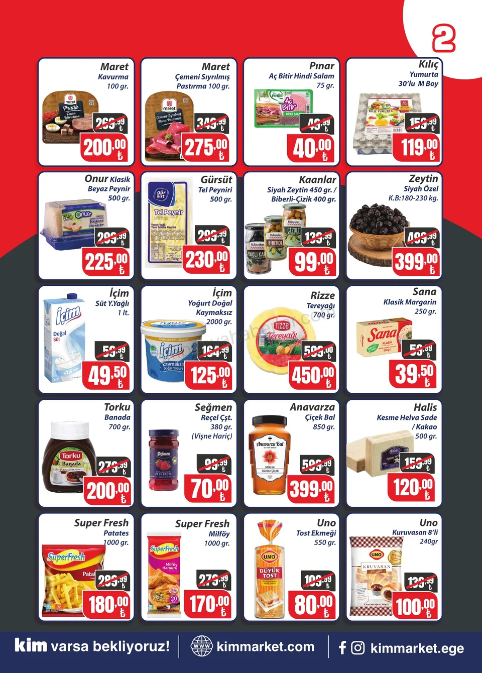 KİM Market 07.10.2026 – 18.10.2026 7-18 Ekim | Ege kampanyası — afiş 2