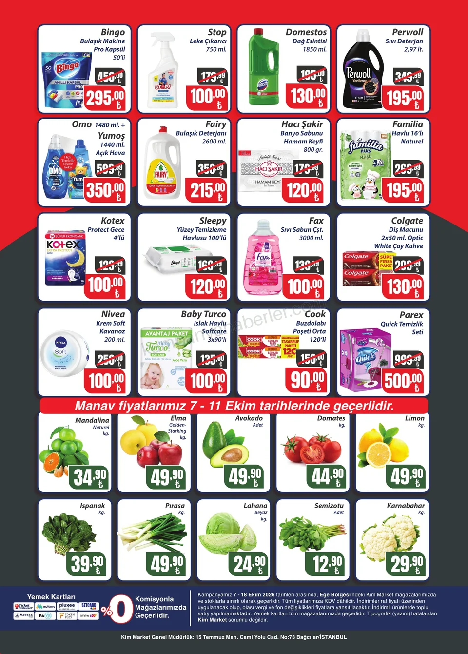 KİM Market 07.10.2026 – 18.10.2026 7-18 Ekim | Ege kampanyası — afiş 4