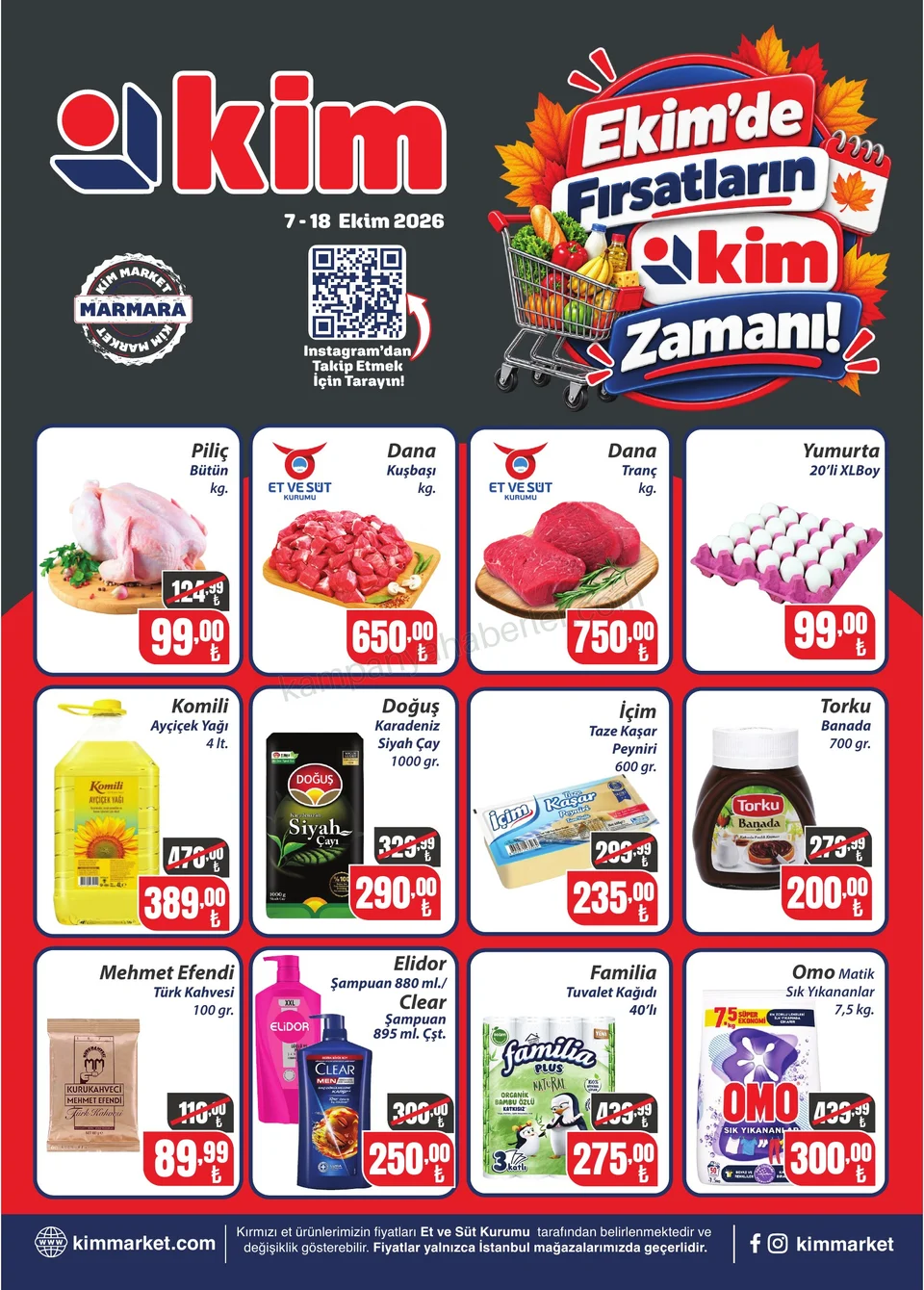 KİM Market 07.10.2026 – 18.10.2026 7-18 Ekim | Marmara kampanyası — afiş 1