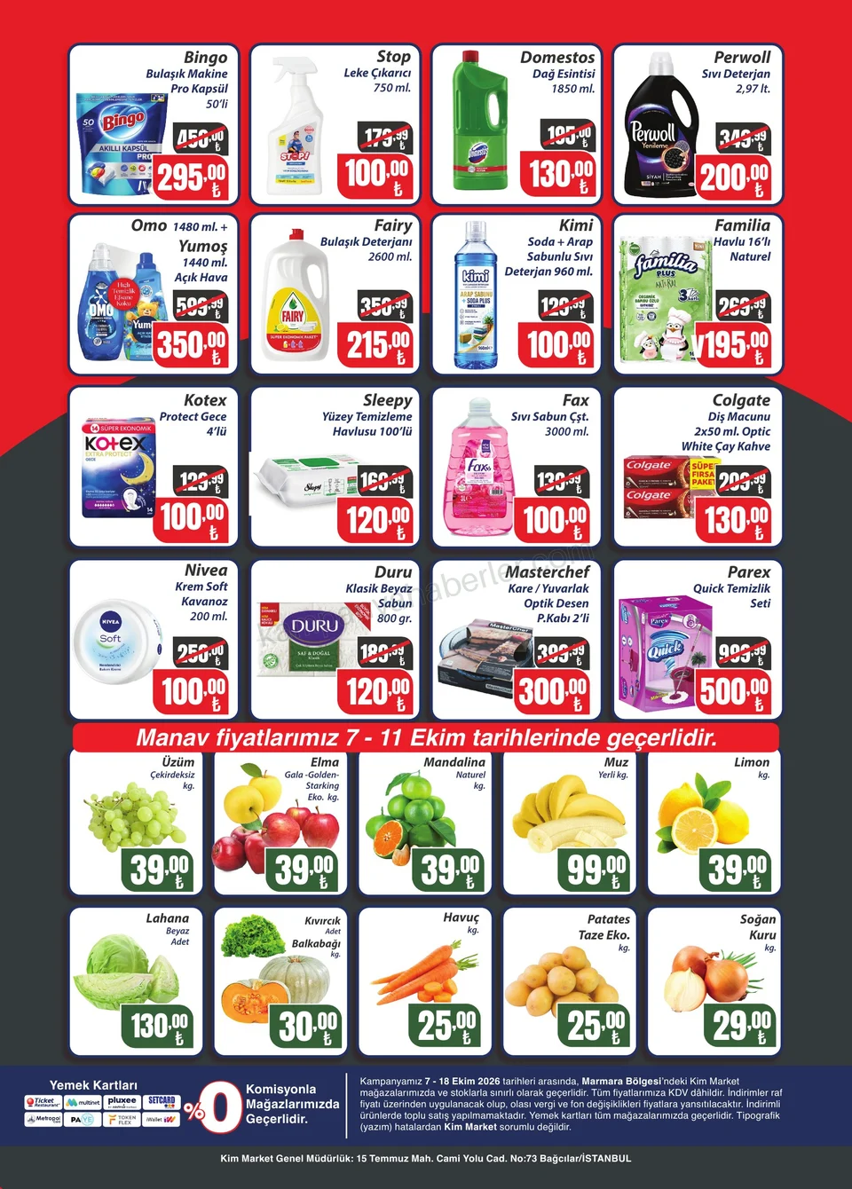 KİM Market 07.10.2026 – 18.10.2026 7-18 Ekim | Marmara kampanyası — afiş 4