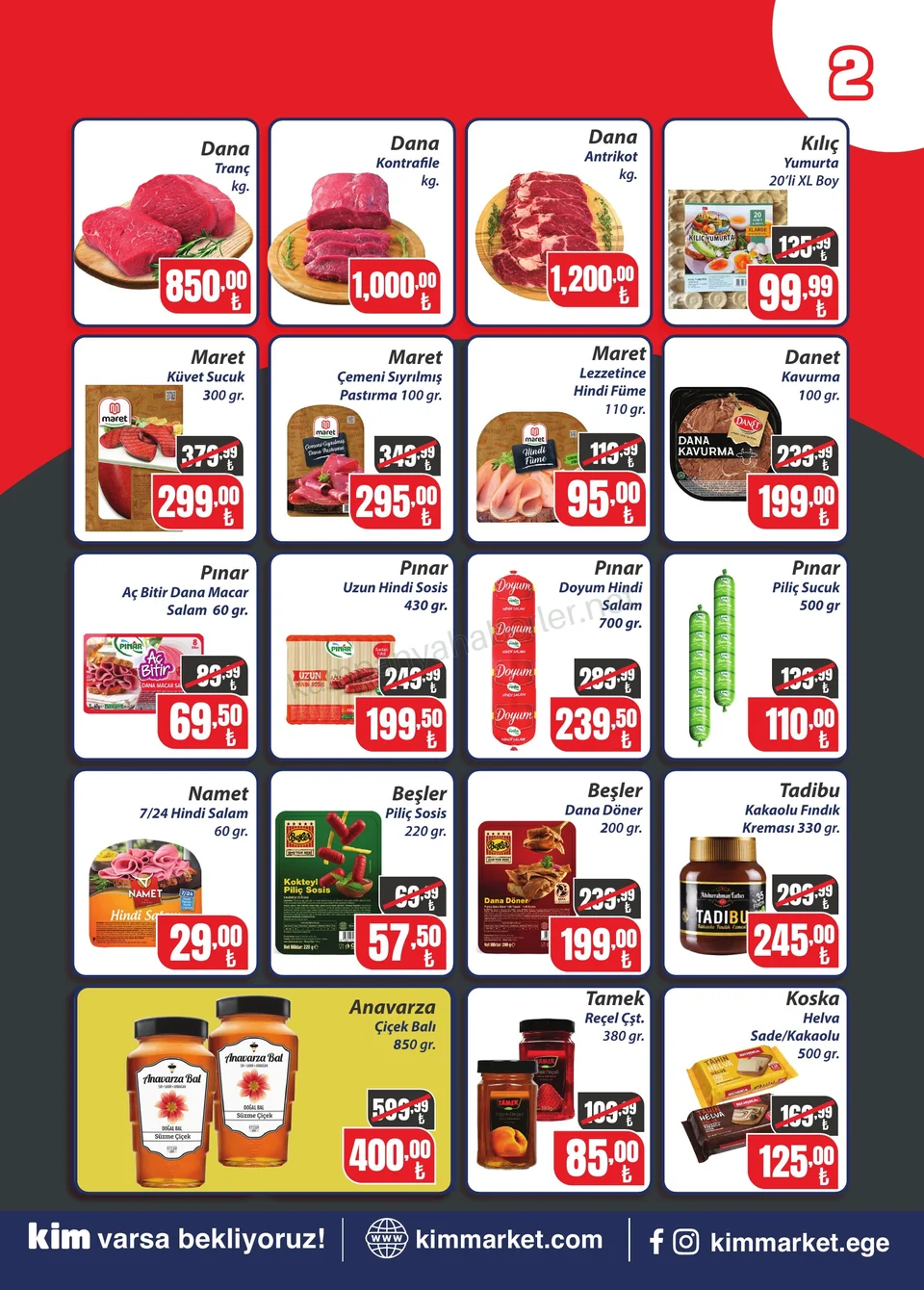 KİM Market 19.10.2026 – 30.10.2026 19-30 Ekim | Ege kampanyası — afiş 2