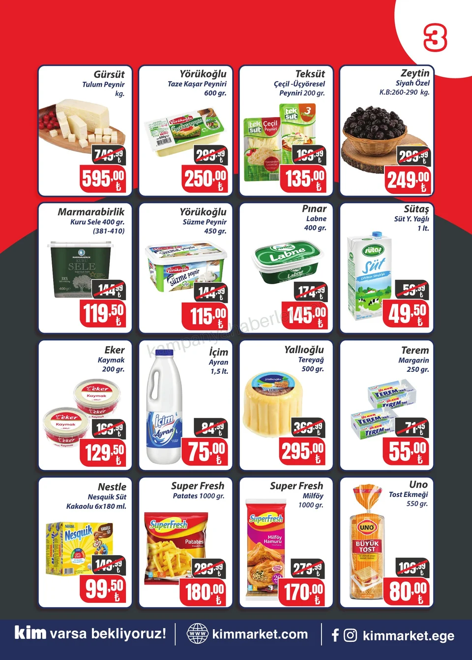KİM Market 19.10.2026 – 30.10.2026 19-30 Ekim | Ege kampanyası — afiş 3