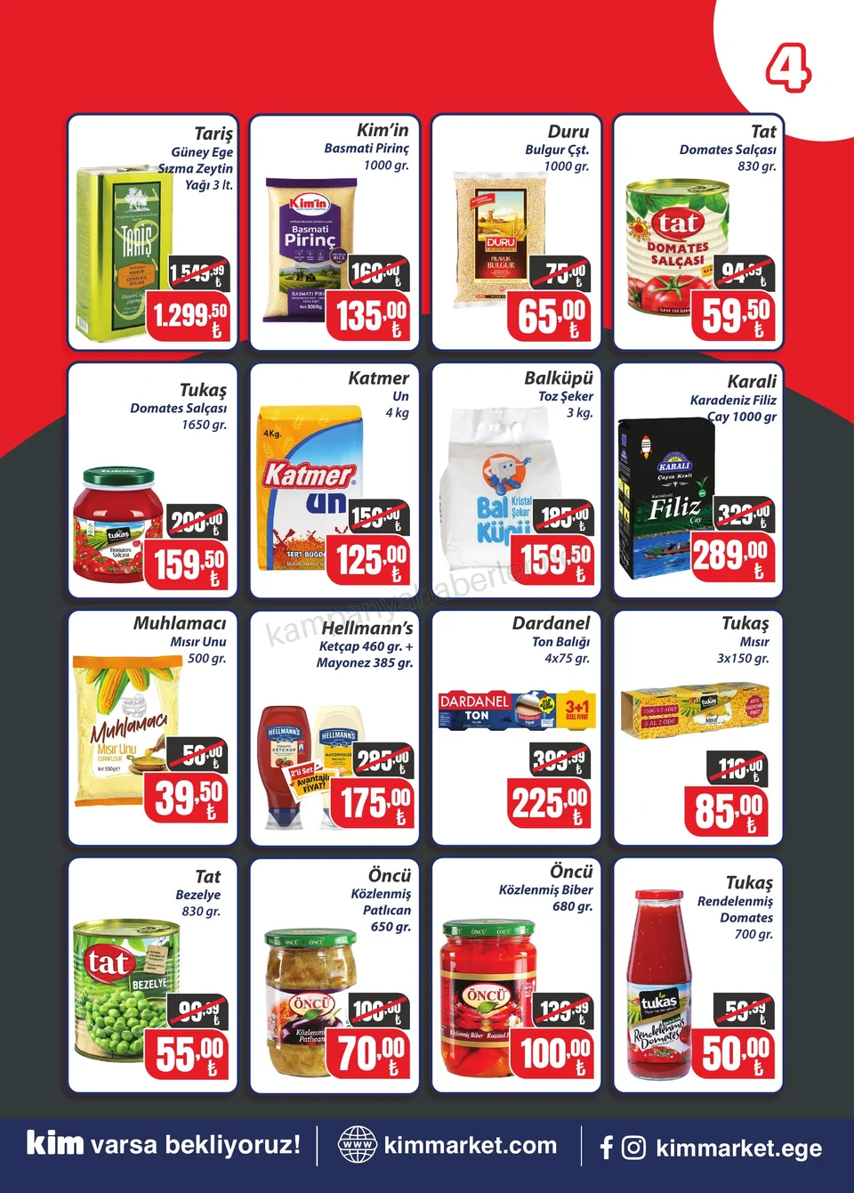 KİM Market 19.10.2026 – 30.10.2026 19-30 Ekim | Ege kampanyası — afiş 4