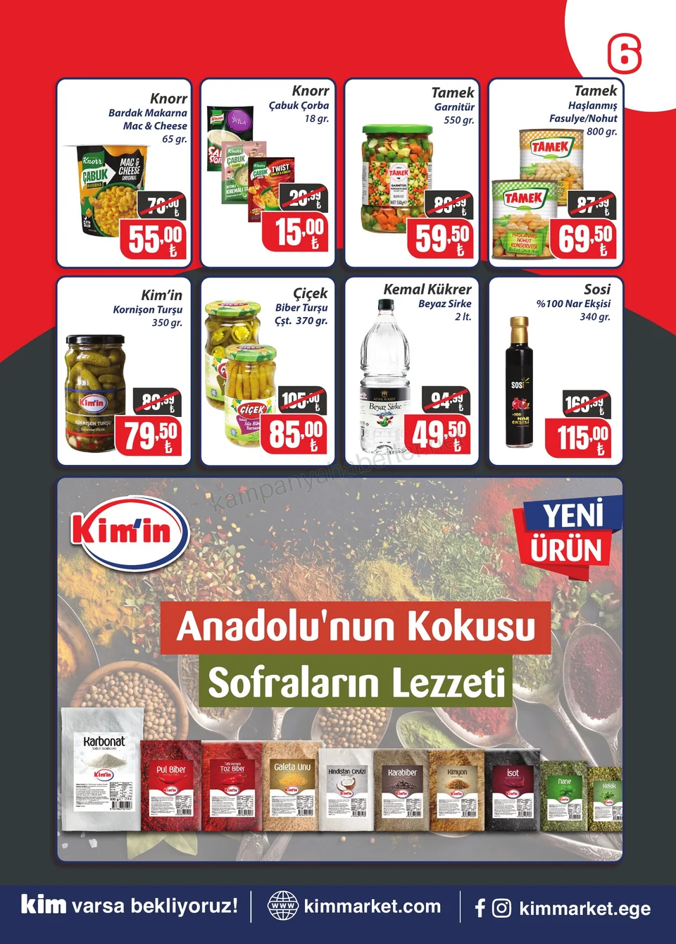 KİM Market 19.10.2026 – 30.10.2026 19-30 Ekim | Ege kampanyası — afiş 6