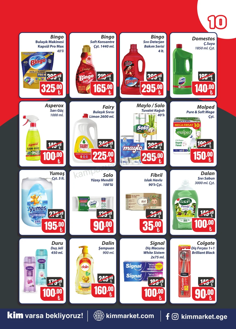 KİM Market 19.10.2026 – 30.10.2026 19-30 Ekim | Ege kampanyası — afiş 10