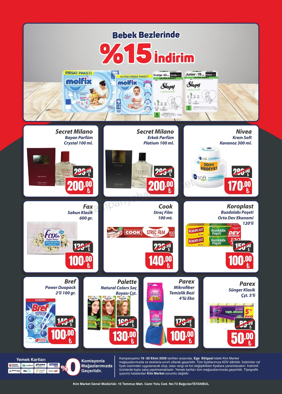KİM Market 19.10.2026 – 30.10.2026 19-30 Ekim | Ege kampanyası — afiş 11