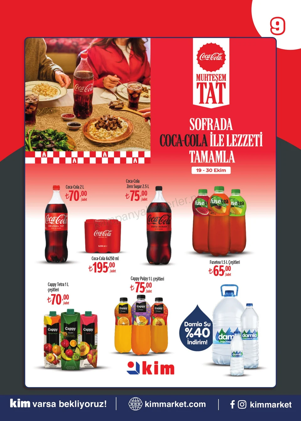 KİM Market 19.10.2026 – 30.10.2026 19-30 Ekim | Marmara kampanyası — afiş 9