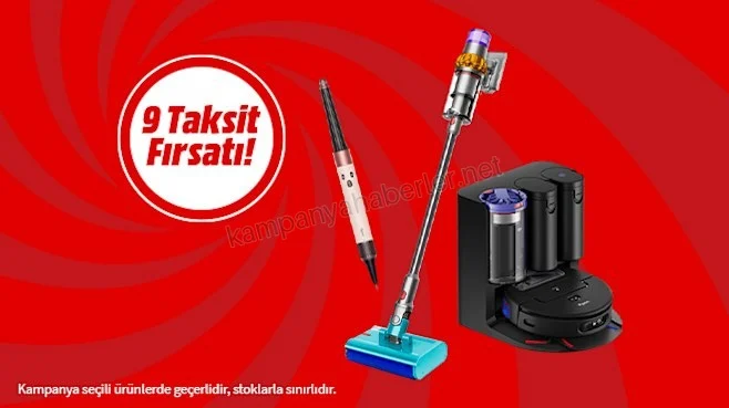 MediaMarkt Dyson Ürünlerinde 9 Taksit 2026 — afiş 1