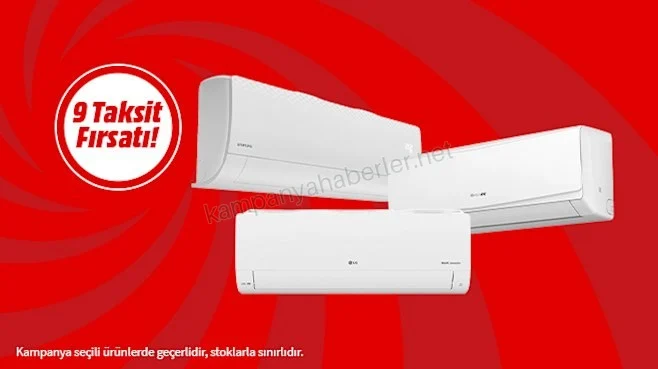 MediaMarkt Seçili Klimalarda 9 Taksit 2026 — afiş 1