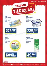Metro Market 19.10.2026 – 01.11.2026 Taze'nin Yıldızları kampanyası — afiş 1