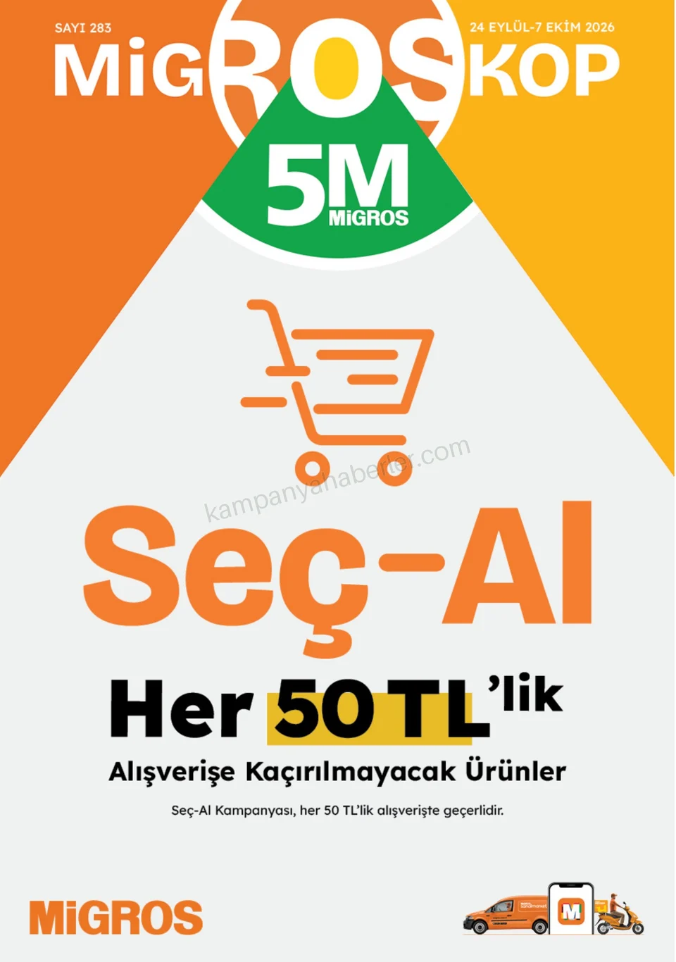 Migros 24.09.2026 – 07.10.2026 5M Migroskop Dijital kampanyası — afiş 1