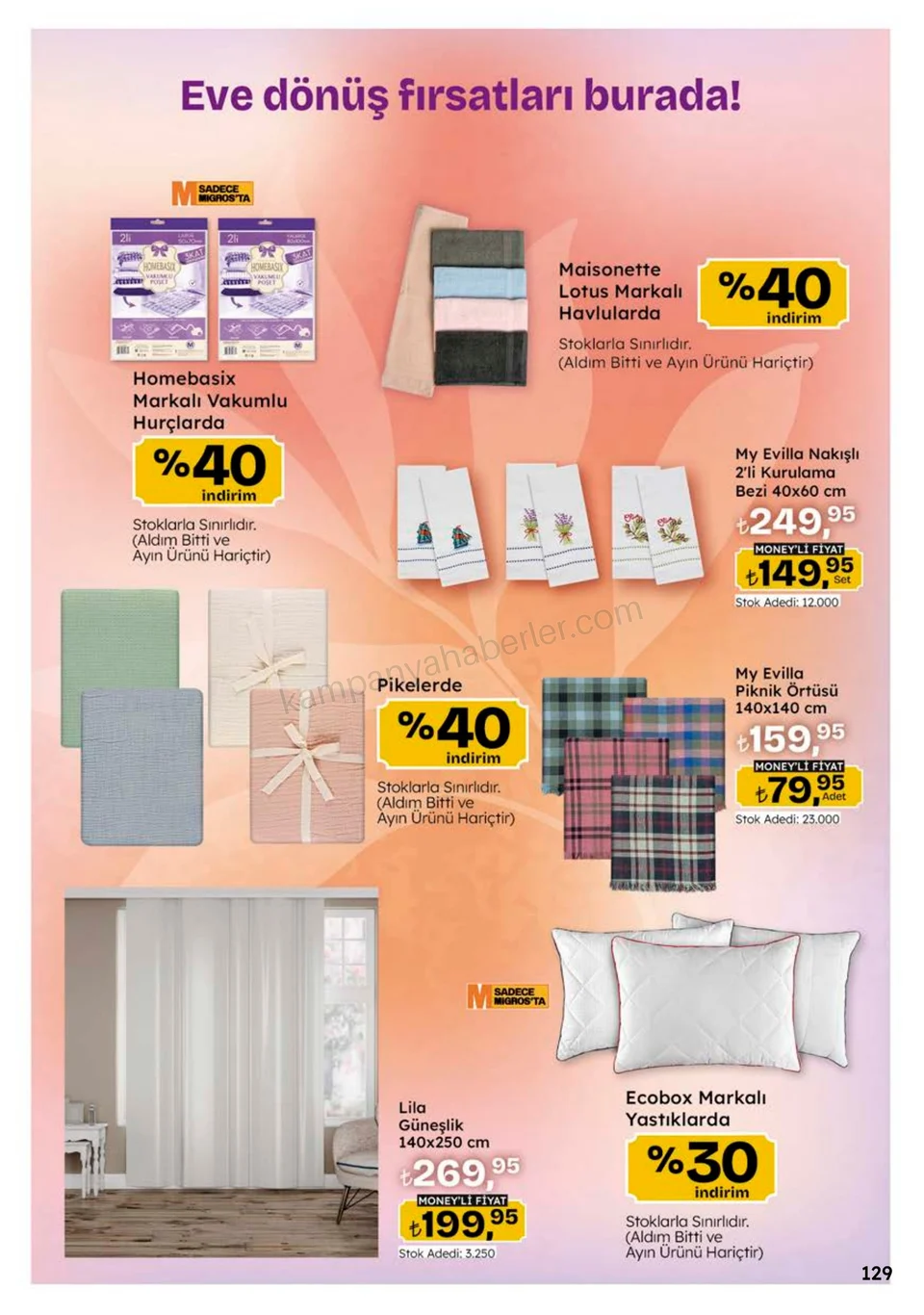Migros 24.09.2026 – 07.10.2026 Migroskop Dijital kampanyası — afiş 129