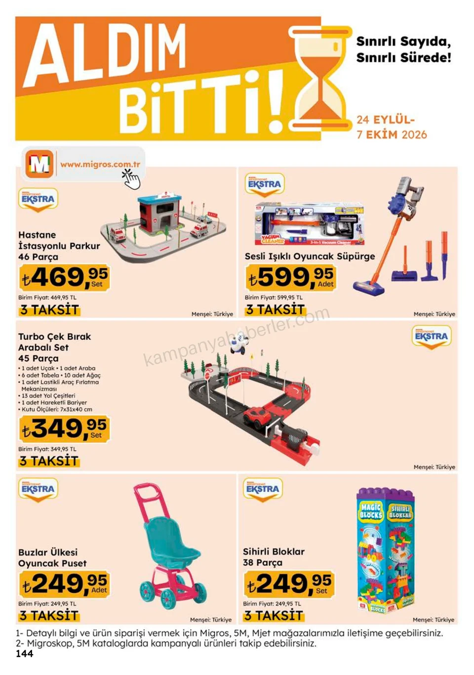 Migros 24.09.2026 – 07.10.2026 Migroskop Dijital kampanyası — afiş 144