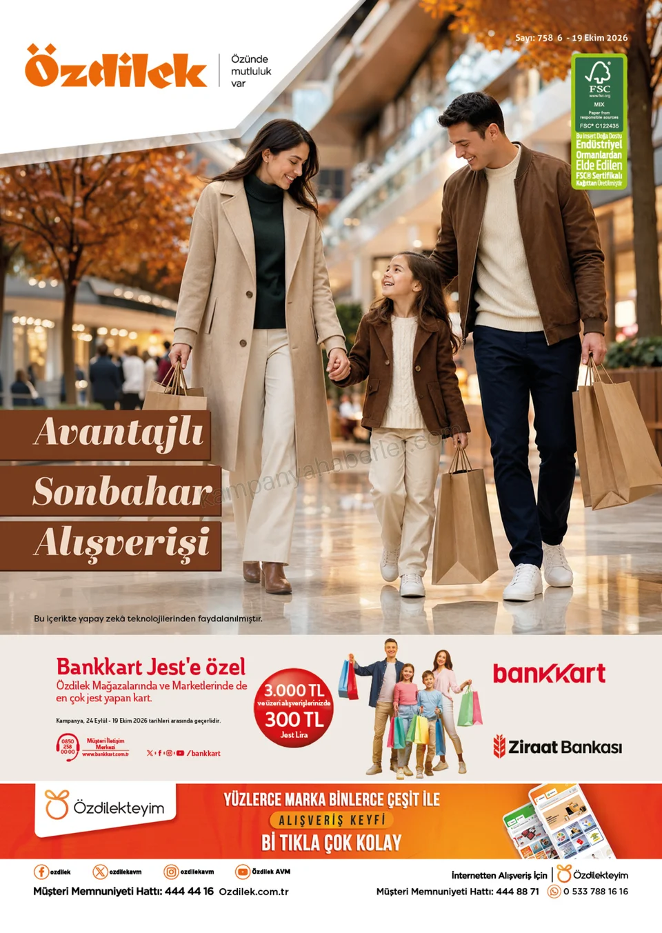 Özdilek Hipermarket 06.10.2026 – 19.10.2026 Avantajlı Sonbahar Alışverişi kampanyası — afiş 1