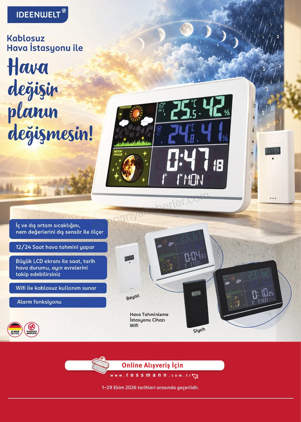 Rossmann 01.10.2026 – 29.10.2026 Ev ve Yaşam Kataloğu kampanyası — afiş 16