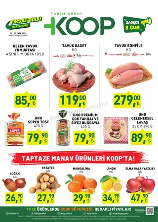 Tarım Kredi 10.10.2026 – 12.10.2026 Fırsat Günleri kampanyası — afiş 1