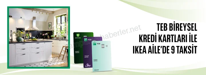 TEB IKEA Aile ile 9 Taksit! 2027 — kampanya görseli