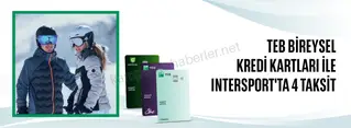 TEB Intersport'ta 4 Taksit! 2026 — kampanya görseli
