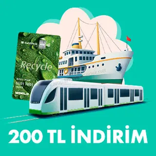 VakıfBank Recycle Card ile toplu taşıma harcamalarınıza %50 indirim! 2026 — kampanya görseli