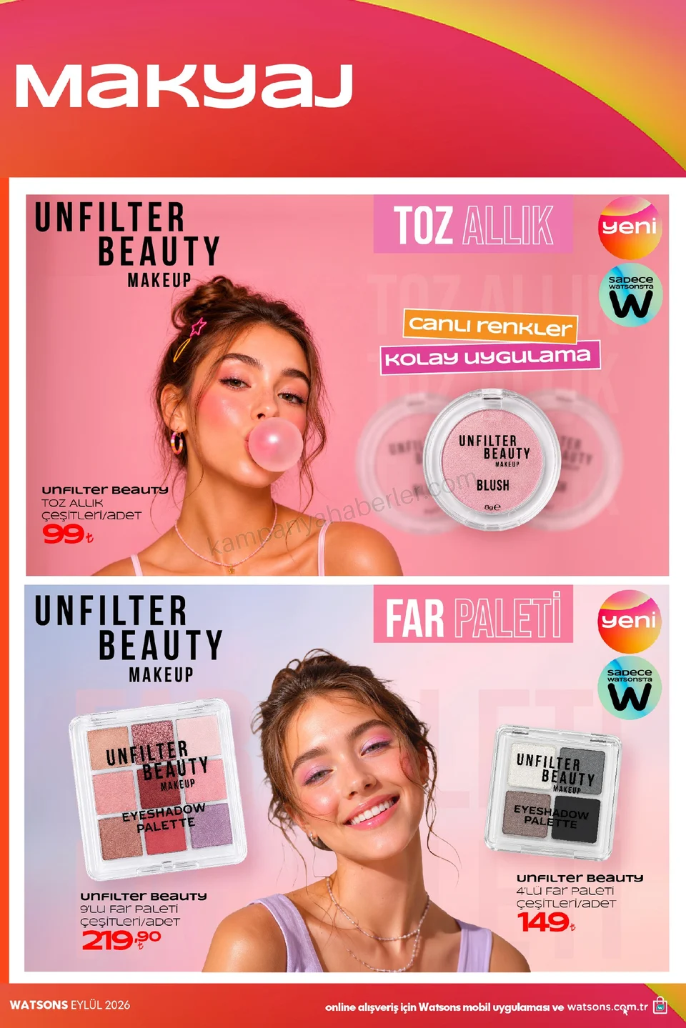 Watsons 01.09.2026 – 06.10.2026 EYLÜL KATALOG 2026 kampanyası — afiş 2