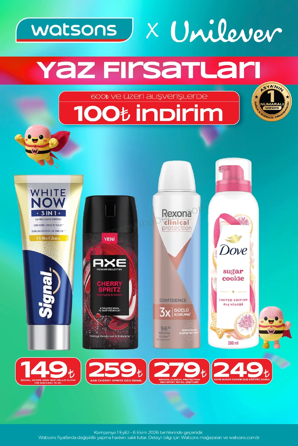 Watsons 01.09.2026 – 06.10.2026 EYLÜL KATALOG 2026 kampanyası — afiş 4