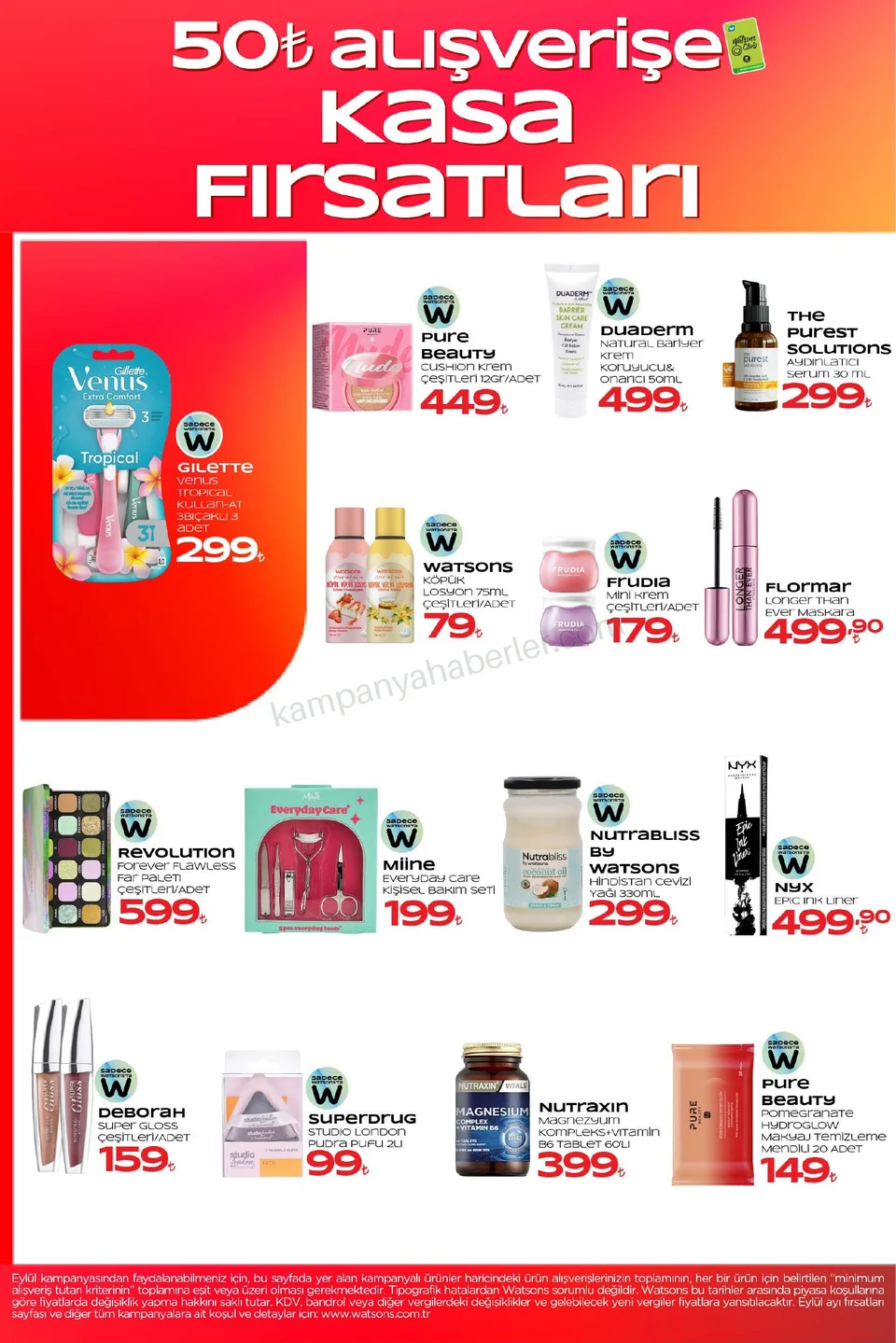 Watsons 01.09.2026 – 06.10.2026 EYLÜL KATALOG 2026 kampanyası — afiş 8