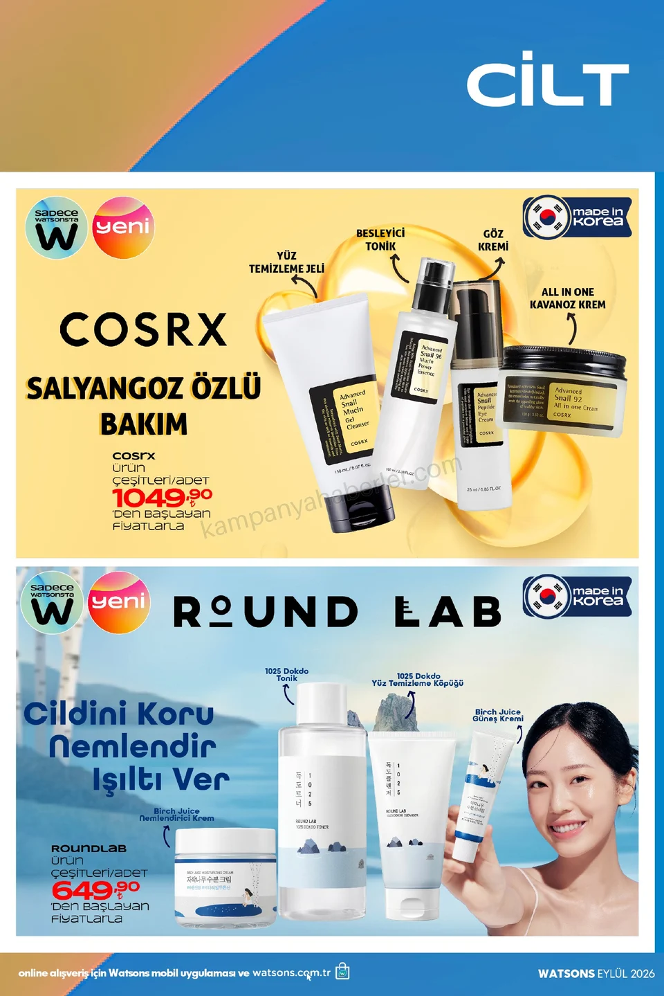 Watsons 01.09.2026 – 06.10.2026 EYLÜL KATALOG 2026 kampanyası — afiş 21