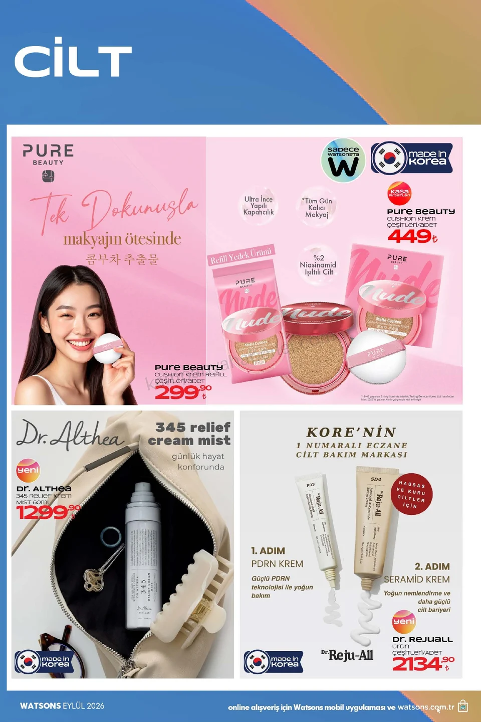 Watsons 01.09.2026 – 06.10.2026 EYLÜL KATALOG 2026 kampanyası — afiş 26
