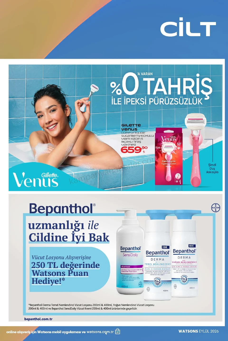 Watsons 01.09.2026 – 06.10.2026 EYLÜL KATALOG 2026 kampanyası — afiş 27