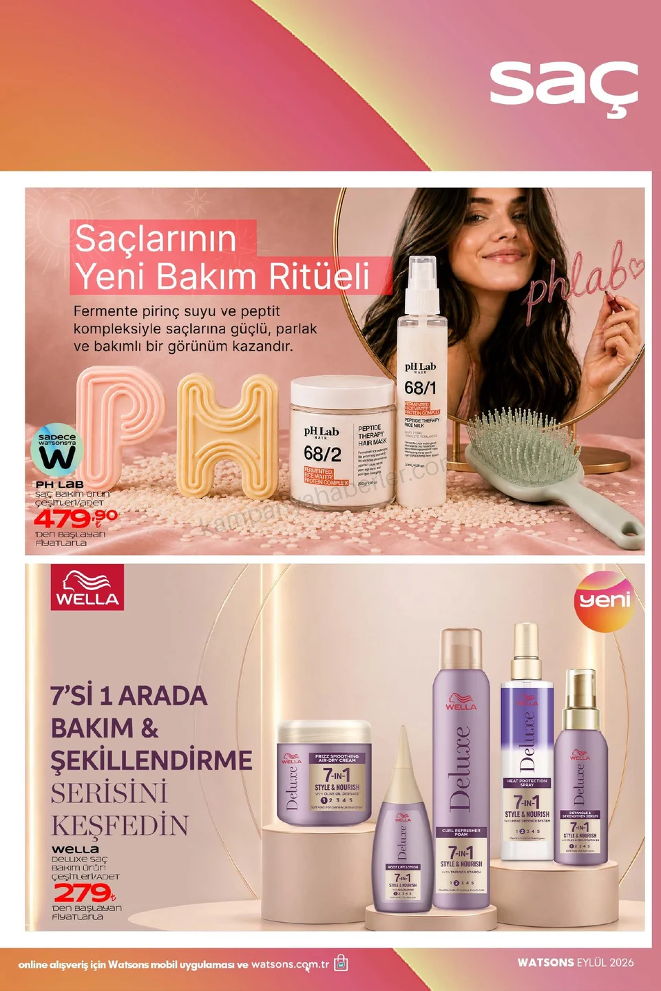 Watsons 01.09.2026 – 06.10.2026 EYLÜL KATALOG 2026 kampanyası — afiş 33