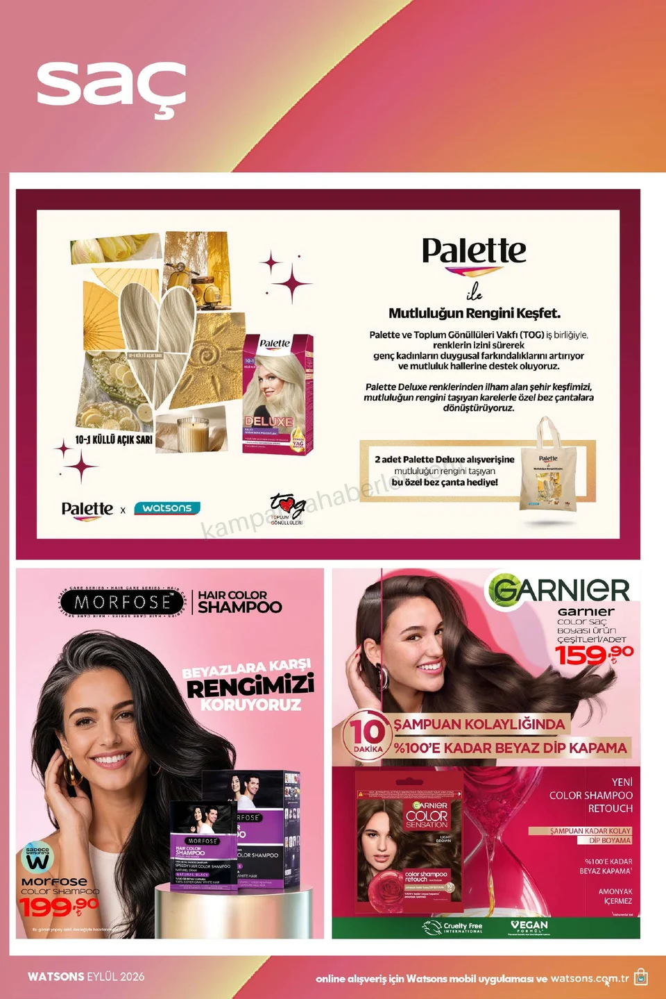 Watsons 01.09.2026 – 06.10.2026 EYLÜL KATALOG 2026 kampanyası — afiş 34