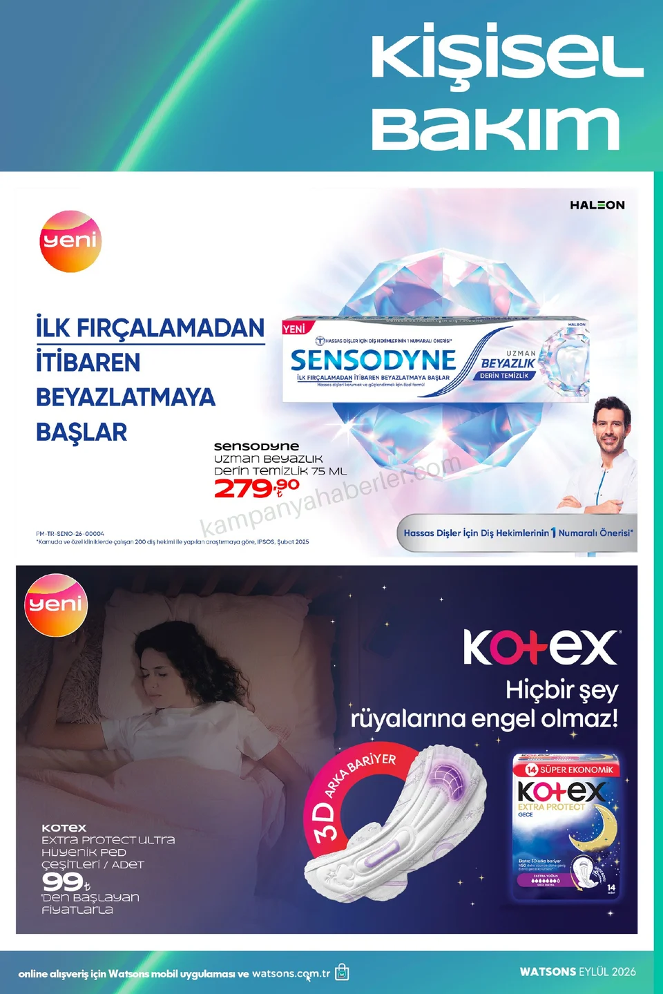 Watsons 01.09.2026 – 06.10.2026 EYLÜL KATALOG 2026 kampanyası — afiş 39