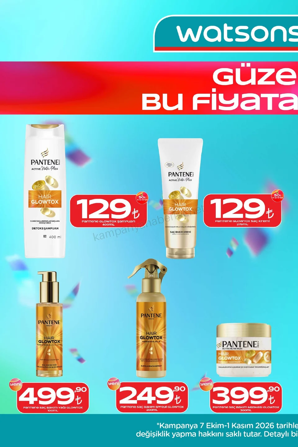 Watsons 07.10.2026 – 01.11.2026 EKİM KATALOG 2026 kampanyası — afiş 4