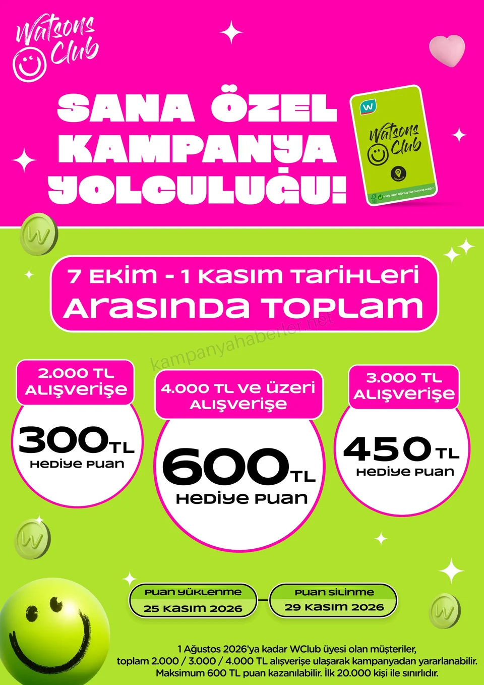 Watsons 07.10.2026 – 01.11.2026 EKİM KATALOG 2026 kampanyası — afiş 8