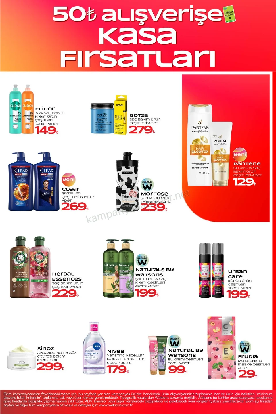 Watsons 07.10.2026 – 01.11.2026 EKİM KATALOG 2026 kampanyası — afiş 10