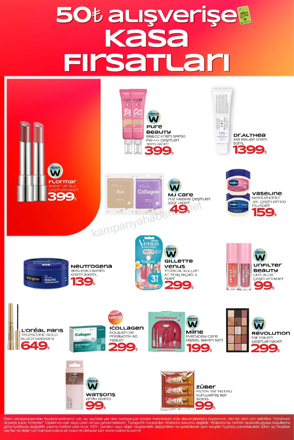 Watsons 07.10.2026 – 01.11.2026 EKİM KATALOG 2026 kampanyası — afiş 11
