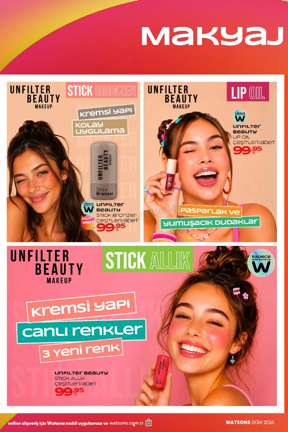 Watsons 07.10.2026 – 01.11.2026 EKİM KATALOG 2026 kampanyası — afiş 16