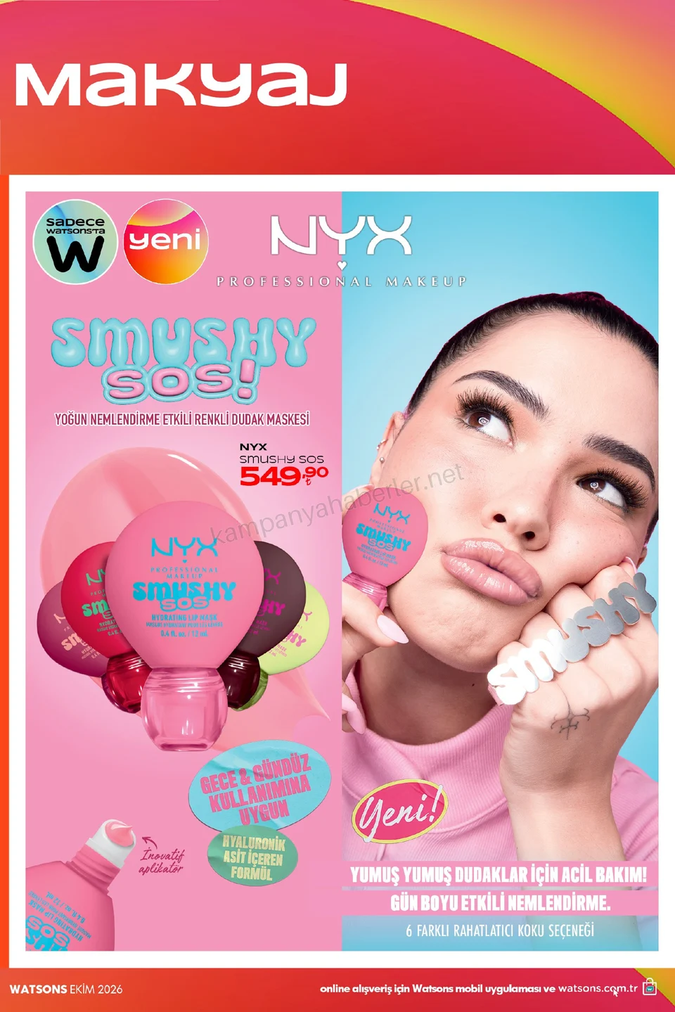 Watsons 07.10.2026 – 01.11.2026 EKİM KATALOG 2026 kampanyası — afiş 19