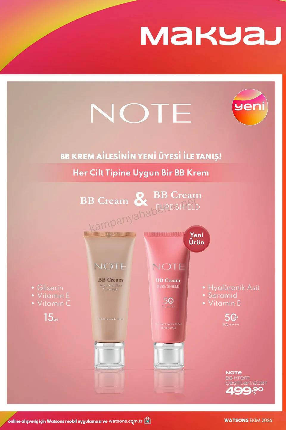 Watsons 07.10.2026 – 01.11.2026 EKİM KATALOG 2026 kampanyası — afiş 20